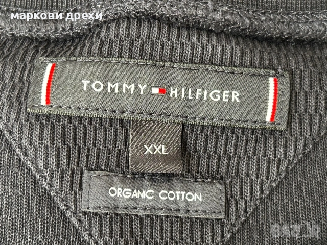 TOMMY JEANS  REGULAR WAFFLE HENLEY LONG-SLEEVED TEE XXL, снимка 4 - Блузи - 52737948