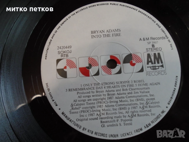 плочи Joe Cocker и Bryan Adams, снимка 3 - Грамофонни плочи - 52844812