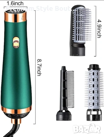Сешоар с три накрайника, снимка 9 - Сешоари - 53924022
