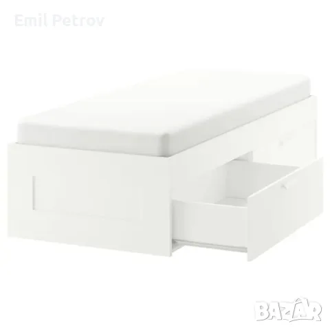 Модерно легло IKEA BRIMNES с размери 90x200 см