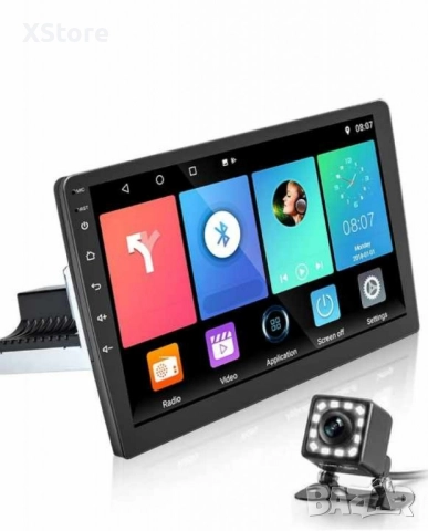 Стерео уредба за кола 1 Din Bluetooth радио за кола с поддръжка на резервна камера GPS навигация, снимка 6 - Аксесоари и консумативи - 52446249