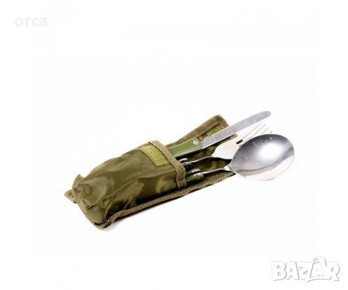 Комплект за риболов, туризъм и пикник - Traxis Fork Knife and Spoon Set, снимка 2 - Такъми - 35655836