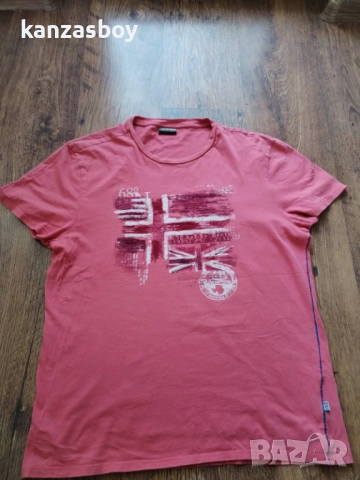 Napapijri - страхотна мъжка тениска L, снимка 4 - Тениски - 51659806