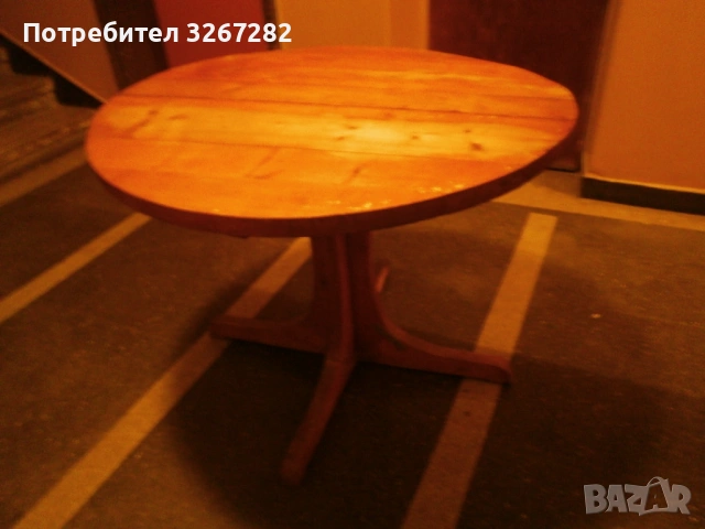 Маса,Сгъваема,Масивна, Естествено Дърво, снимка 2 - Маси - 53991000