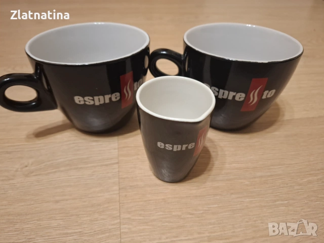 Две чаши за капучино и латиера