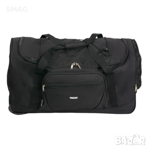 Пътническа чанта-тролей 86.9L черна_1184811, снимка 3 - Сакове - 52278255