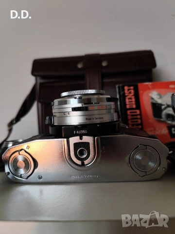 Zeiss Ikon Contaflex Super BC с 3 Carl Zeiss обектива, снимка 7 - Фотоапарати - 54154846