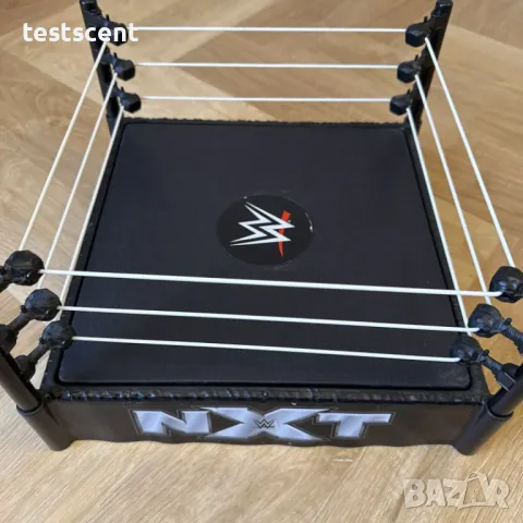 Ринг за играчки WWE NXT Action Spring Ring Wrestling кеч ринг с пружиниращ механизъм черен, снимка 3 - Колекции - 48202397