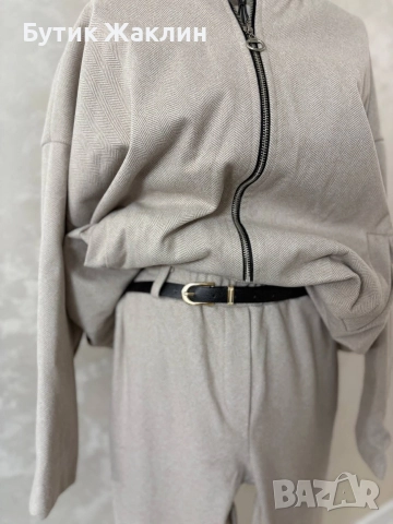 Спортно елегантен комплект с колан, снимка 4 - Комплекти - 52569641