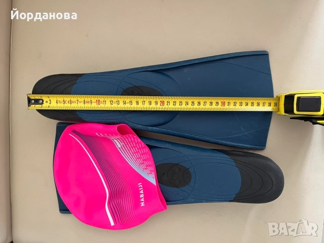 Дълги плавници синьо и черно 36-37, снимка 4 - Водни спортове - 56516700