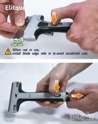 Стъргалка, Rollingdog, с 5 резервни н о ж ч е т а SK5 "Почистване на котлони", снимка 9 - Други стоки за дома - 52901400