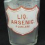 19 век Аптекарско Шише Емайлиран Етикет ARSENIC, снимка 2