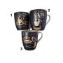 Керамична чаша, COFFEE, 9x11 см, 200ML, снимка 1 - Чаши - 44290345