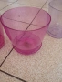 розови и лилава прозрачни саксии, снимка 4