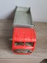 Голяма механична ламаринена играчка самосвал JOUSTRA 1958г, снимка 16