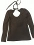 Черна блуза с камъни маркова CELIN в. Много красива , ефектна, гол гръб, връзване зад врата , снимка 8