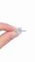 Пръстен с Диамант 3 ct Бяло Злато 14 kt и IGI Сертификат, снимка 3