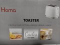 Тостер за 2 броя филийки HoMa HT4044 нов с 2 г. гаранция, снимка 2