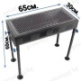 Преносимо Барбекю на Дървени Въглища за Двор, Градина, Пикник, снимка 3