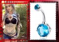 Пиърсинг обица за пъп piercing, снимка 8