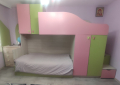 Двуетажно детско легло , снимка 1 - Мебели за детската стая - 44588500