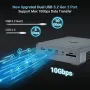 Нова USB C Докинг Станция 16 в 1 с Тройно 4K HDMI Излъчване, снимка 2