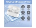 Калъф за безжично зареждане, съвместим с AirPods Pro 1 и Pro 2, бутон за синхронизиране, снимка 3