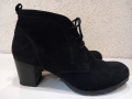 Обувки от велур на Marco Tozzi, снимка 1 - Дамски обувки на ток - 44805109