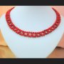  Колие от червен корал *Анабел *, снимка 3