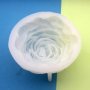 3D Голям разцъфнал божур силиконов молд форма за свещи сапун , снимка 3