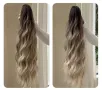 Удължение екстеншън за опашка от синтетична коса със захват шнола, снимка 12