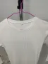 Бяла тениска рипс размер М, подходяща и за S, снимка 6