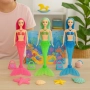 Цветна кукла русалка с аксесоар чантичка, снимка 1
