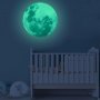 Фосфорен Светещ Лунен 3D стикер за стена за детска стая, снимка 4