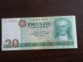 Банкнота - Германия - 20 марки | 1975г.