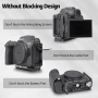 Nitze L-скоба за фотоапарати Canon R6 Mark II / R6 / R5 / R5 C – Arca-Swiss бързо освобождаване, снимка 5