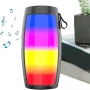 Преносима LED тонколона ZQS1202, Bluetooth, Micro SD, USB, FM радио, LED светлина, снимка 2
