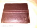 Портфейл Д две естествена кожа 110х90мм нов, снимка 1