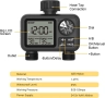 Нов LVSEWOA Цифров таймер за вода с 2 изхода, независимо програмиране на зона A/B, регулируем ..., снимка 3