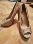 Уникални официални дамски  обувки с 14 см. токче (обувани са един път) 39 номер , снимка 2