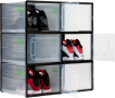  органайзер за съхранение на обувки, кутии за съхранение на обувки, прозрачна пластмасова кутия за о, снимка 1 - Шкафове - 44716037