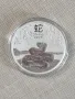 1 унция сребърна монета Австралия Лунар III Змия 2025 , снимка 4