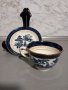 Японски костен порцелан, колекционерска чаша, снимка 2