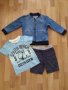 Яке, къс панталон и тениска, снимка 1 - Детски комплекти - 37872377