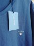 GANT The Original Slim V-Neck Evening Blue 433 оригинална нова тениска , снимка 4