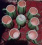Чашки порцелан Диня, нови, снимка 1 - Сервизи - 44357494