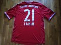 Байерн Мюнхен тениска 2013-14 Адидас №21Филип Лам игрална с бадж размер М-Л, снимка 6