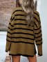 Нов дамски ежедневен плетен пуловер с кръгло деколте и дълъг ръкав, 5цвята, снимка 10