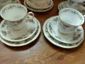 5 тройни сета за чай от финала костен порцелан, произведен от  Elizabethan, снимка 1