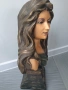 Solome статуя 60см-4кг/Арт Деко стара теракота фигура-бюст на жена, снимка 2